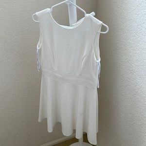 Calvin Klein Classy White MIDI Dress